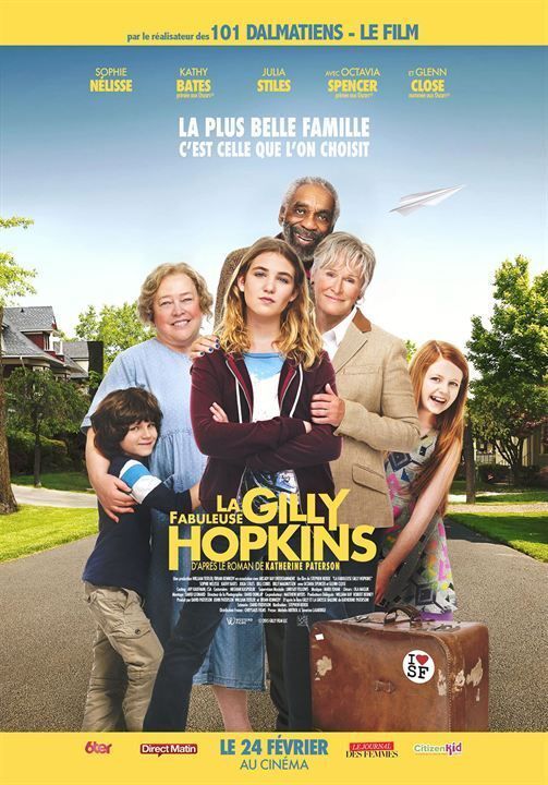 Poster 47 3/16x63in The Fabulous Gilly Hopkins 2016 Nélisse, Kathy Bates New