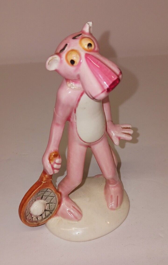Rare Vintage United Artists 1982 Royal Orleans Japan Ceramic Pink Panther Figure