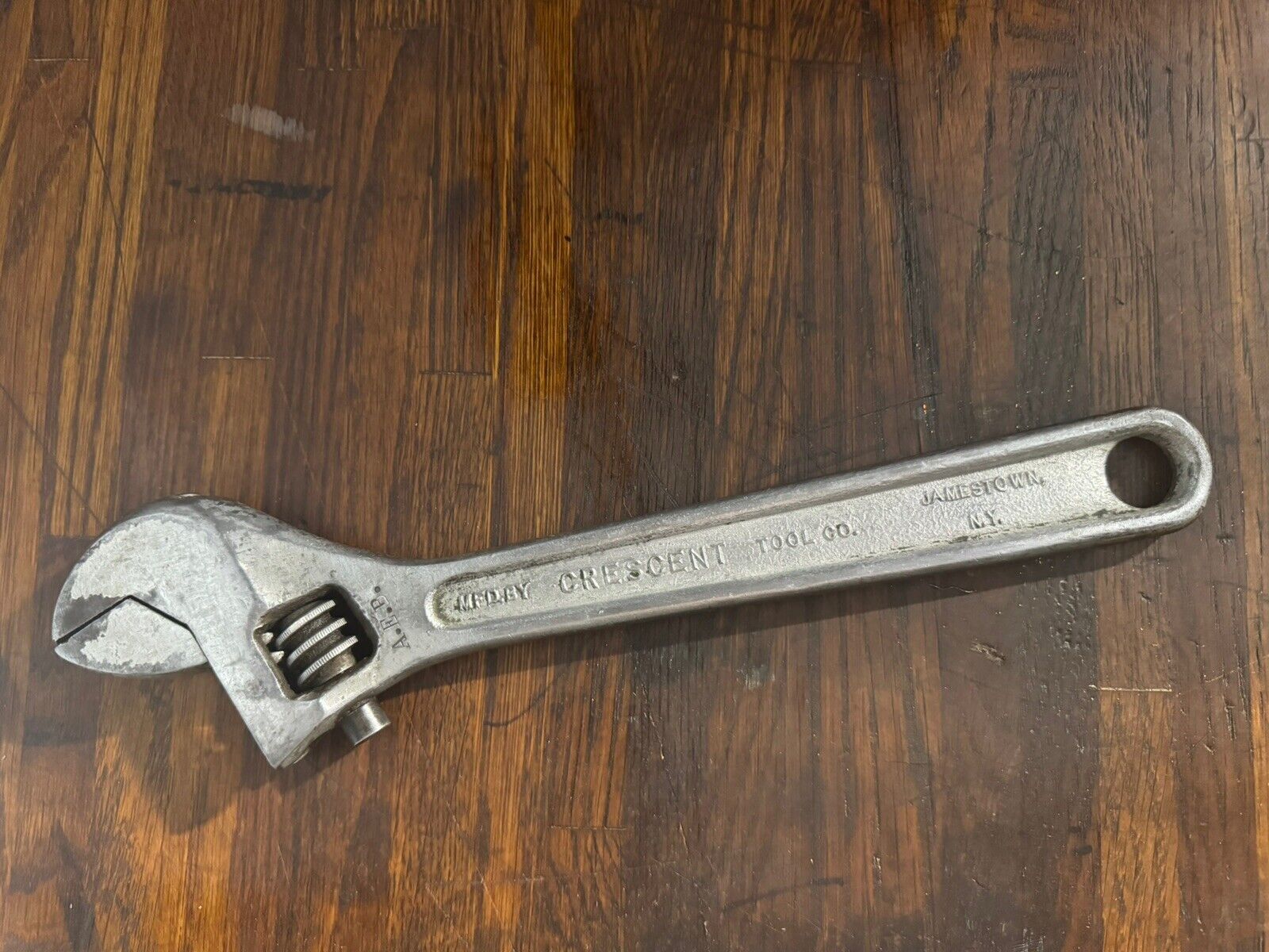 Vintage 12” inch Crescent adjustable Wrench Jamestown NY USA Made Vintage THICK