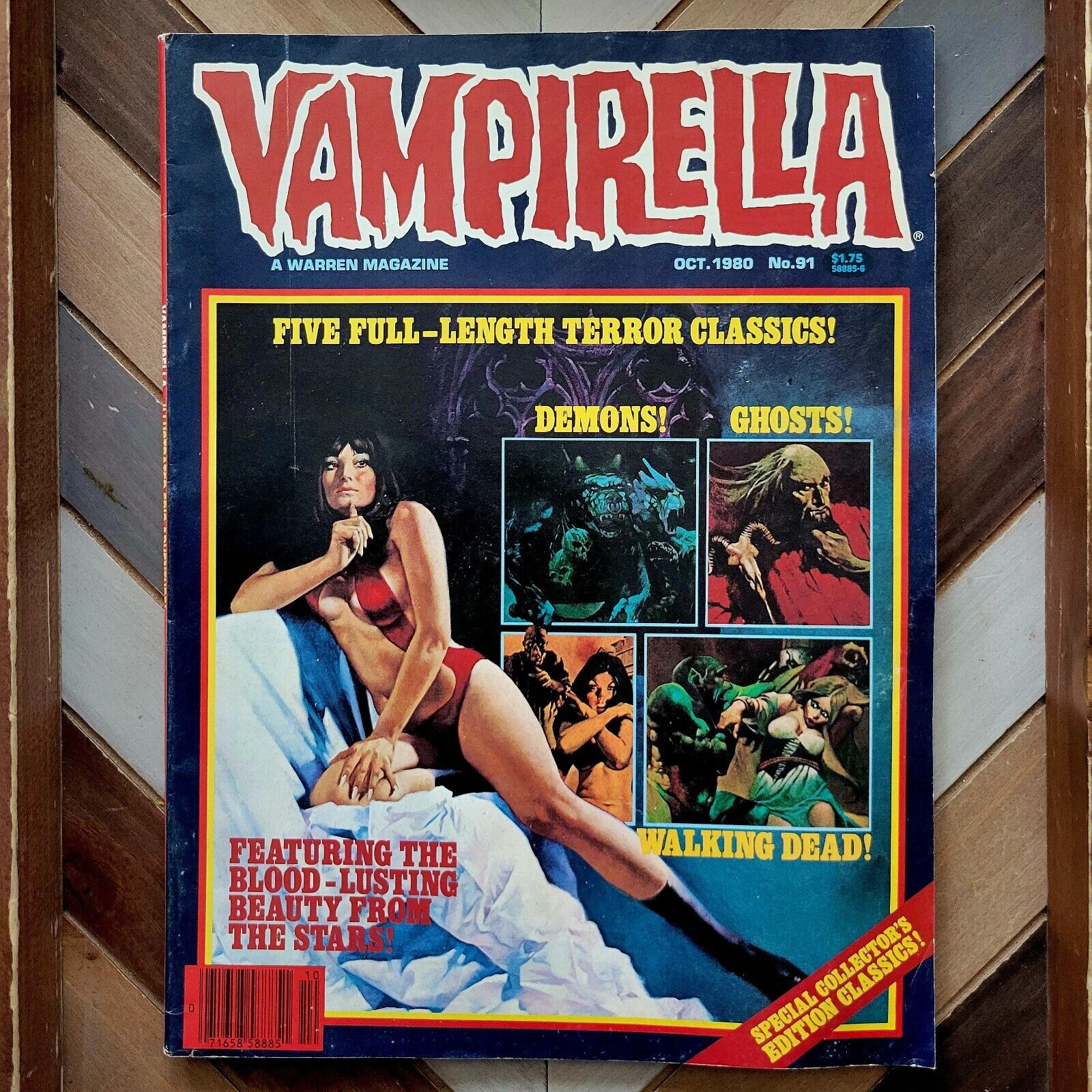VAMPIRELLA #91 VG/FN (Warren 1980) 1st Series | Enrich Torres Montage Cover