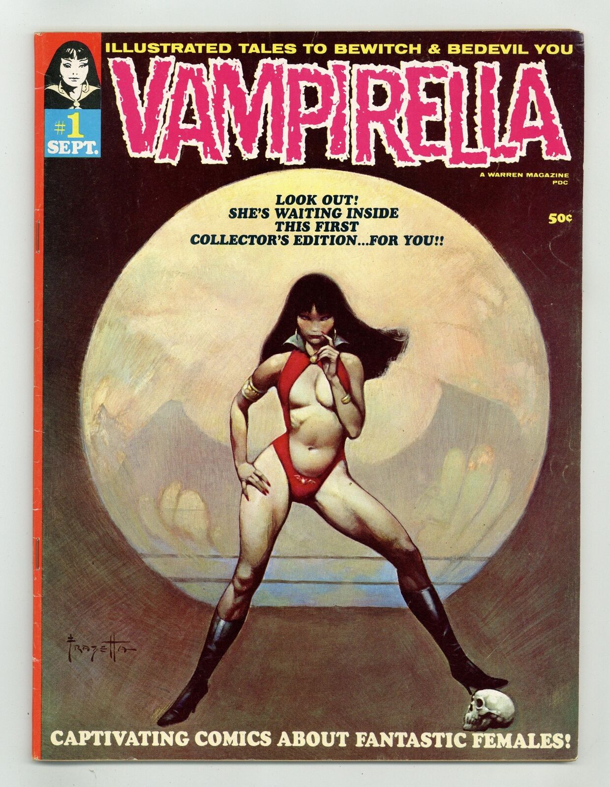 Vampirella #1 VG+ 4.5 1969