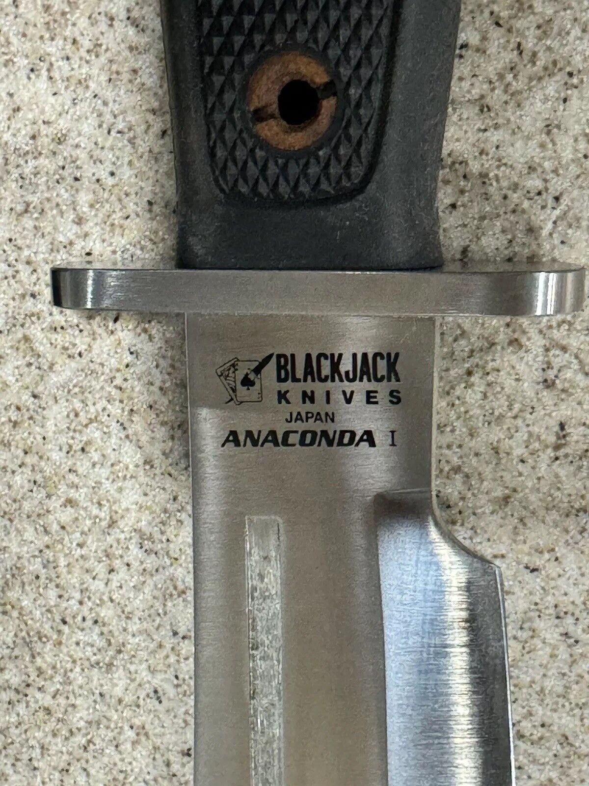 blackjack knife Anaconda Japan Vintage W Sheath 