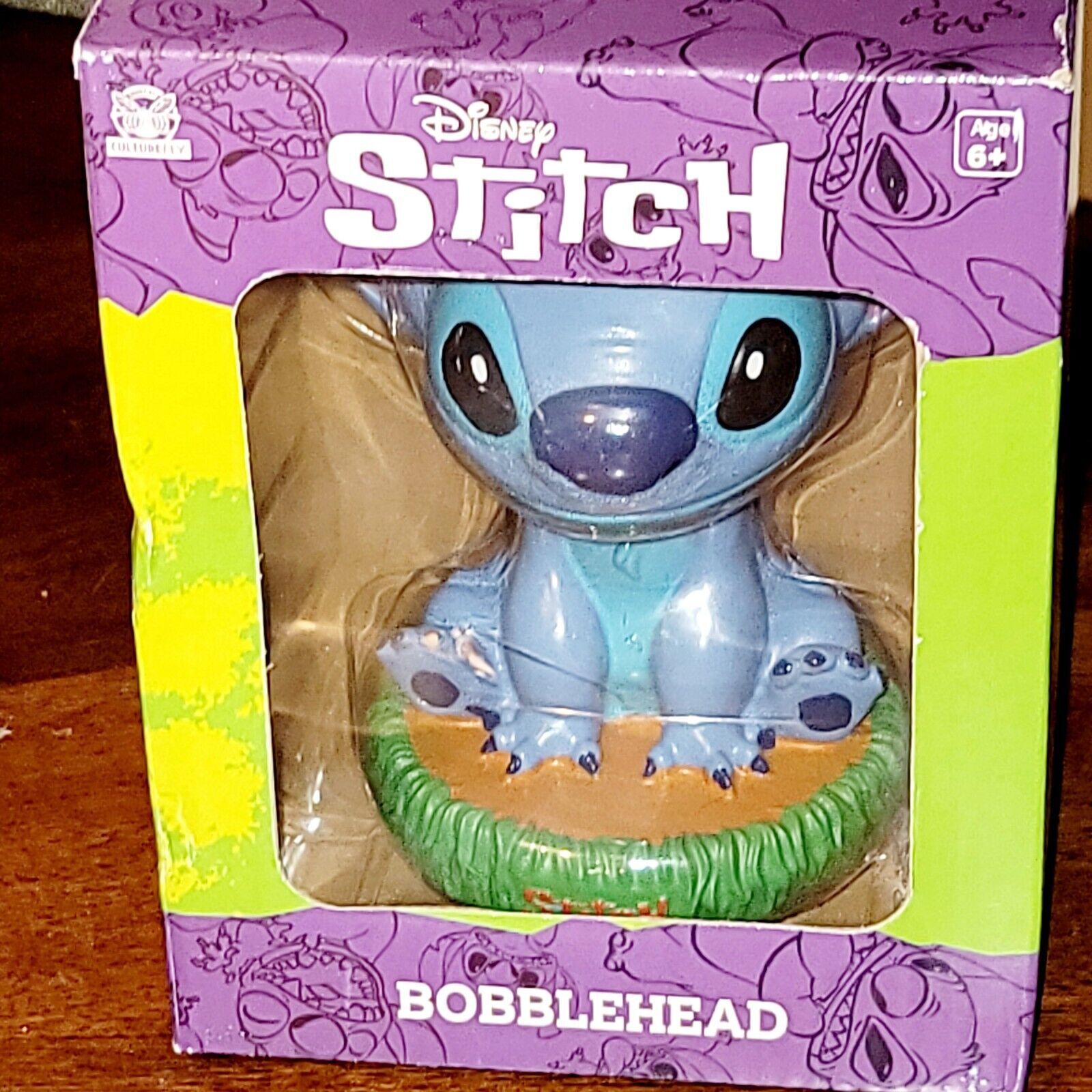 New STITCH DISNEY BOBBLEHEAD Toy Figurine Gift Set Unique 💙  Nodder
