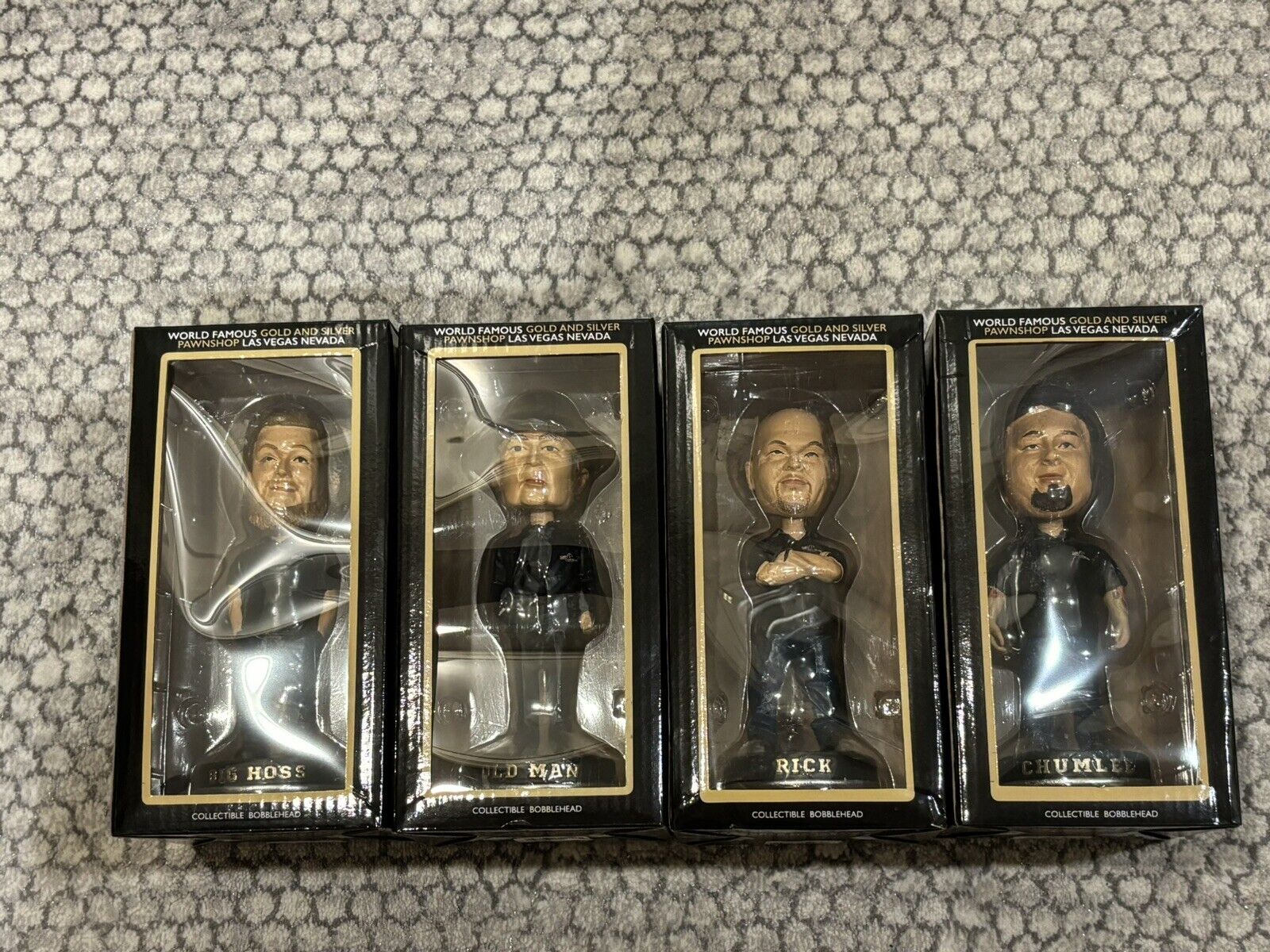Pawn Stars Bobbleheads Original Cast Set of 4, New In Packages