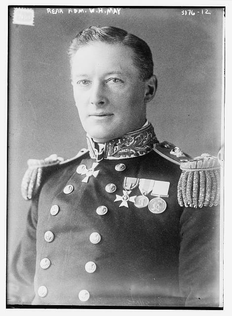 Rear Admiral William Henry May,1849-1930,Royal Navy Officer,in uniform