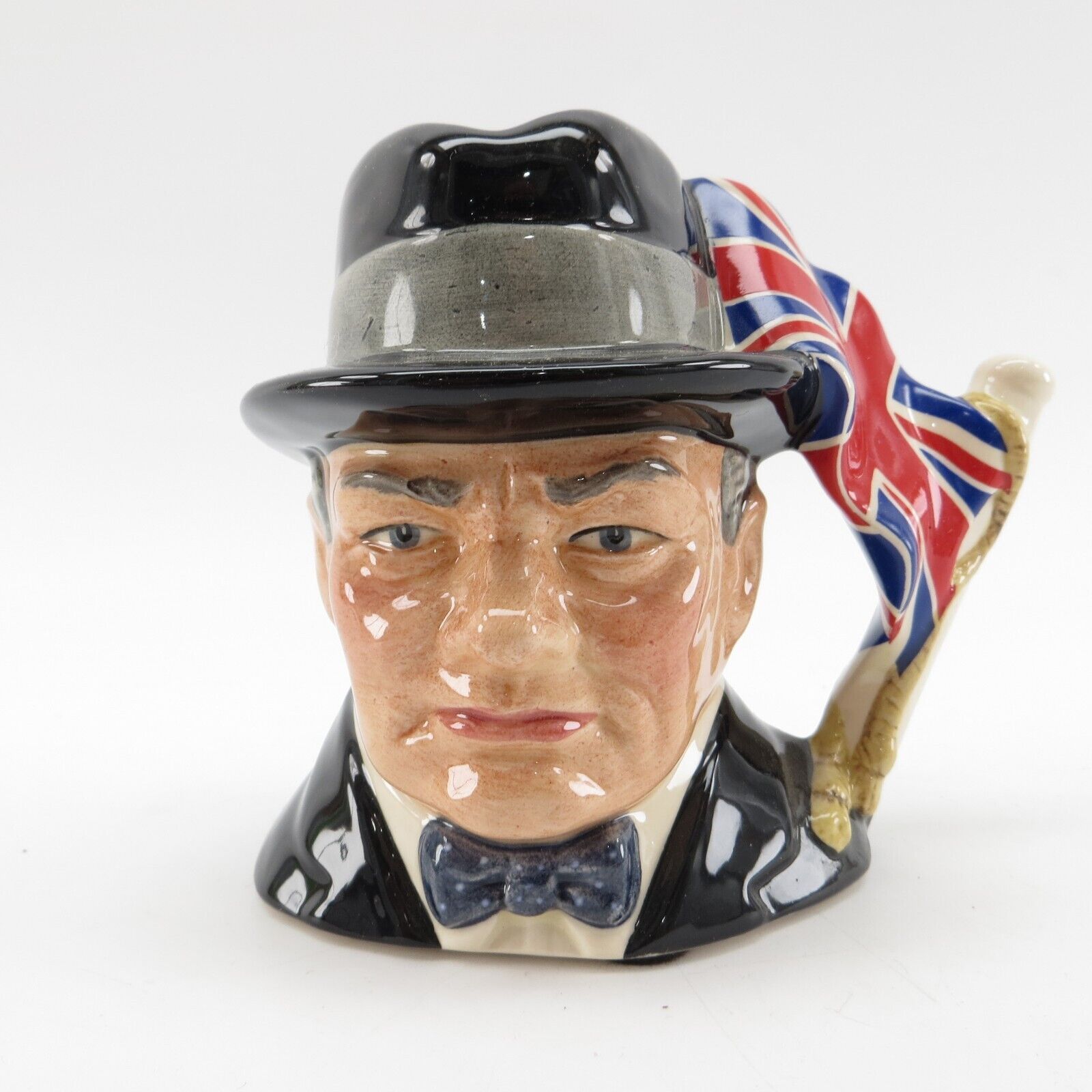 Sir Winston Churchill 1989 Royal Doulton Limited Edition #888 D6849 Toby Mug 4