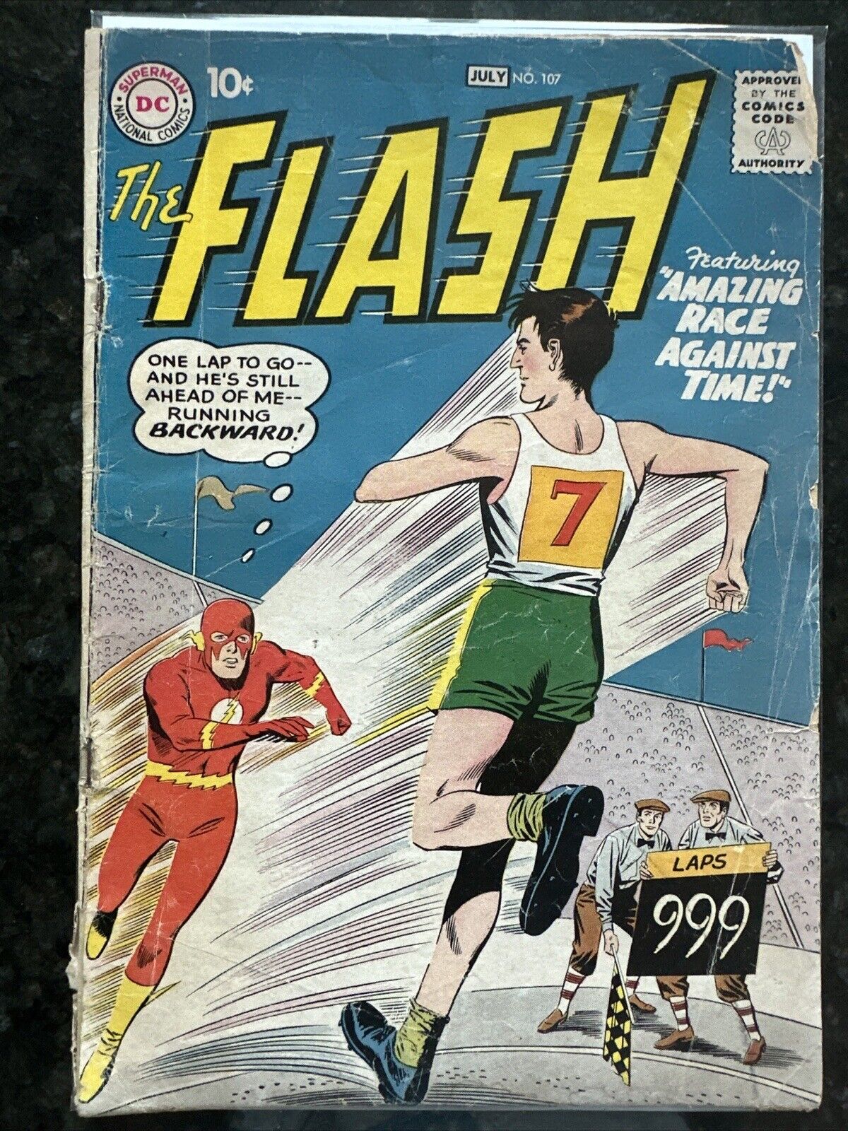 Flash #107 1959 Key DC Comic Book 2nd Appearance Of Gorilla Grodd