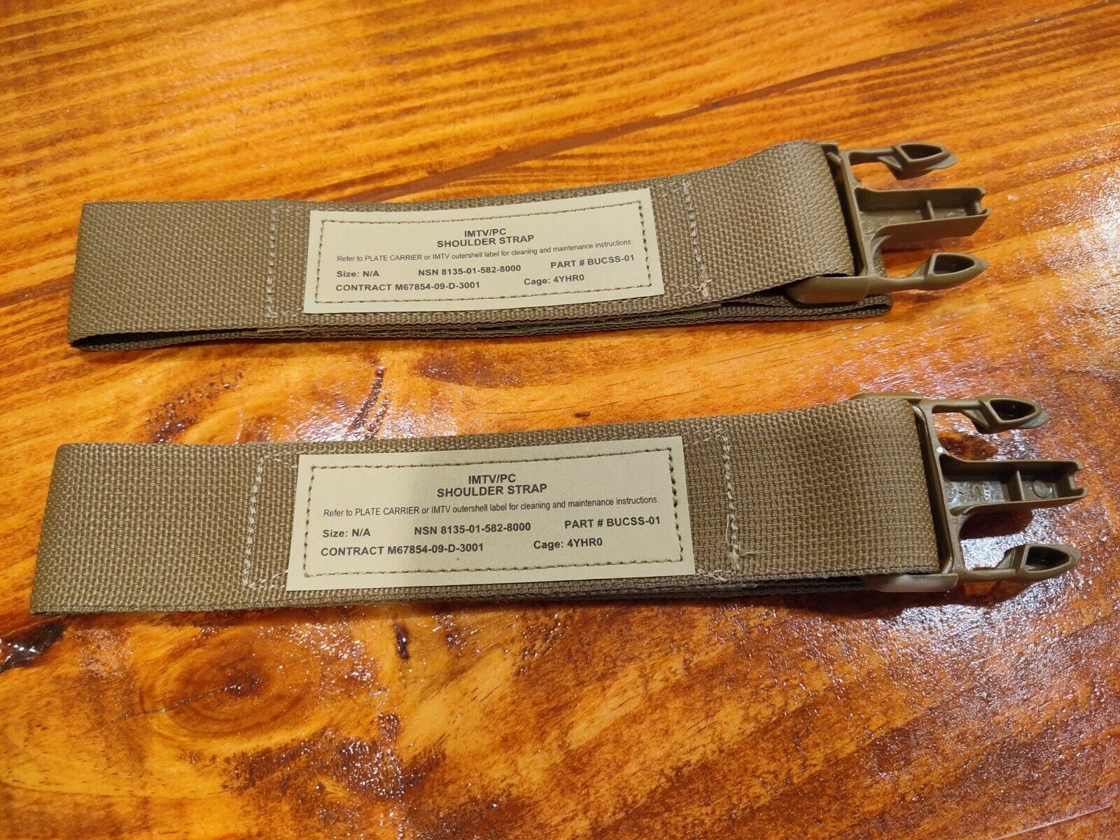 USMC IMTV / PC SHOULDER STRAP with Male Buckle for Plate Carrier Vest NEW Qty 10