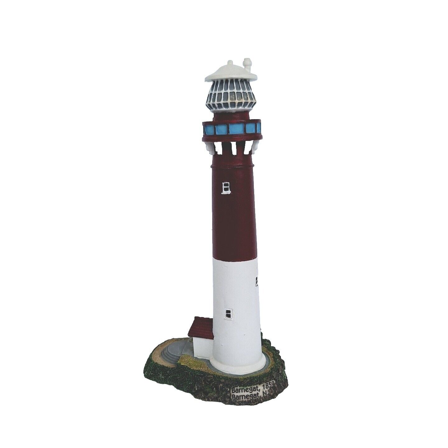 Vintage Lefton Geo Z Barnegat Lighthouse 1859 Figure Resin