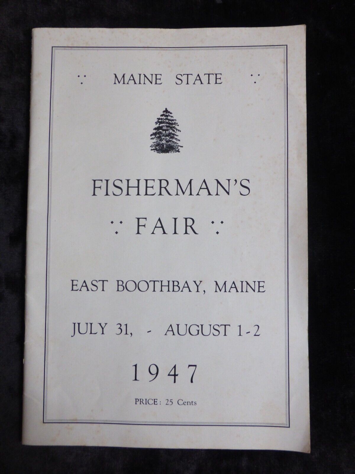 1947 MAINE STATE FISHERMANS FAIR EAST BOOTHBAY LOTS OF PHOTOS & INFO