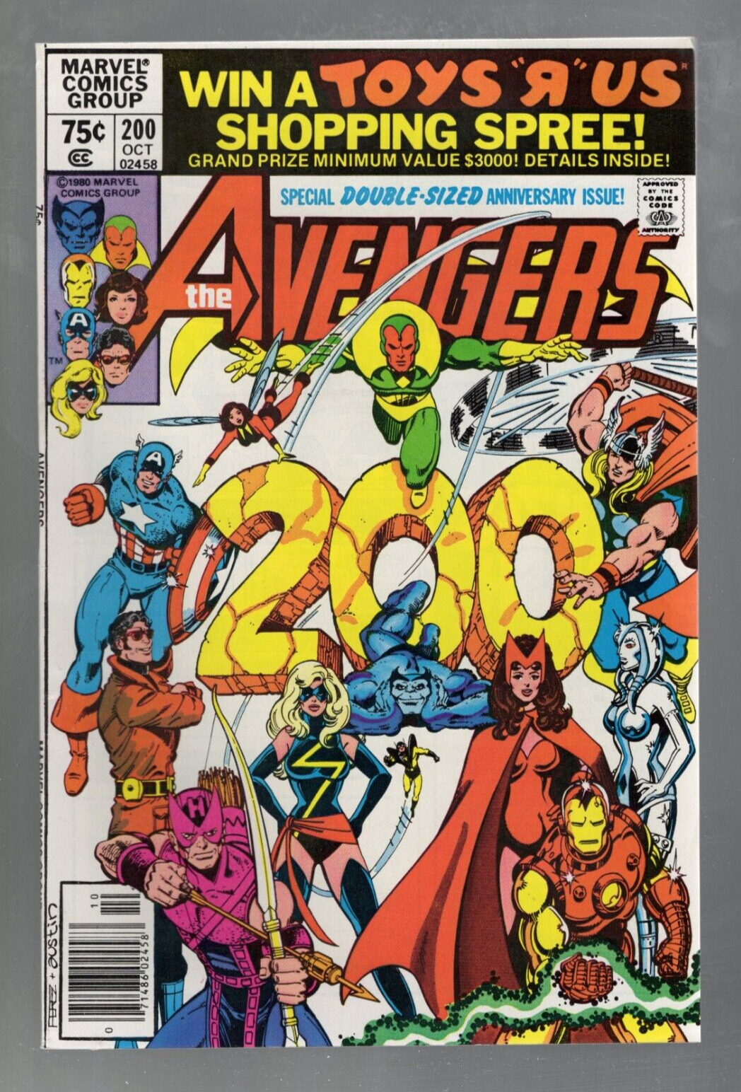Avengers #200 Marvel 1980 Newsstand NM/M  9.8