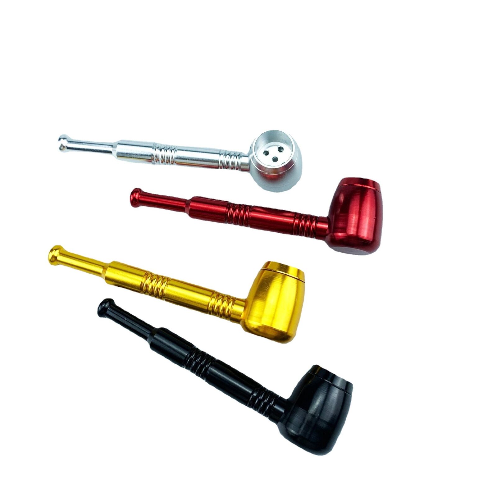 Creative Metal Pipe Portable Detachable Cleaning Metal Tobacco Cigarette Pipe