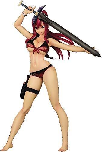 FAIRY TAIL Erza Scarlet Swimsuit Gravure Style Flame 1/6 PVC Figure Orcatoys