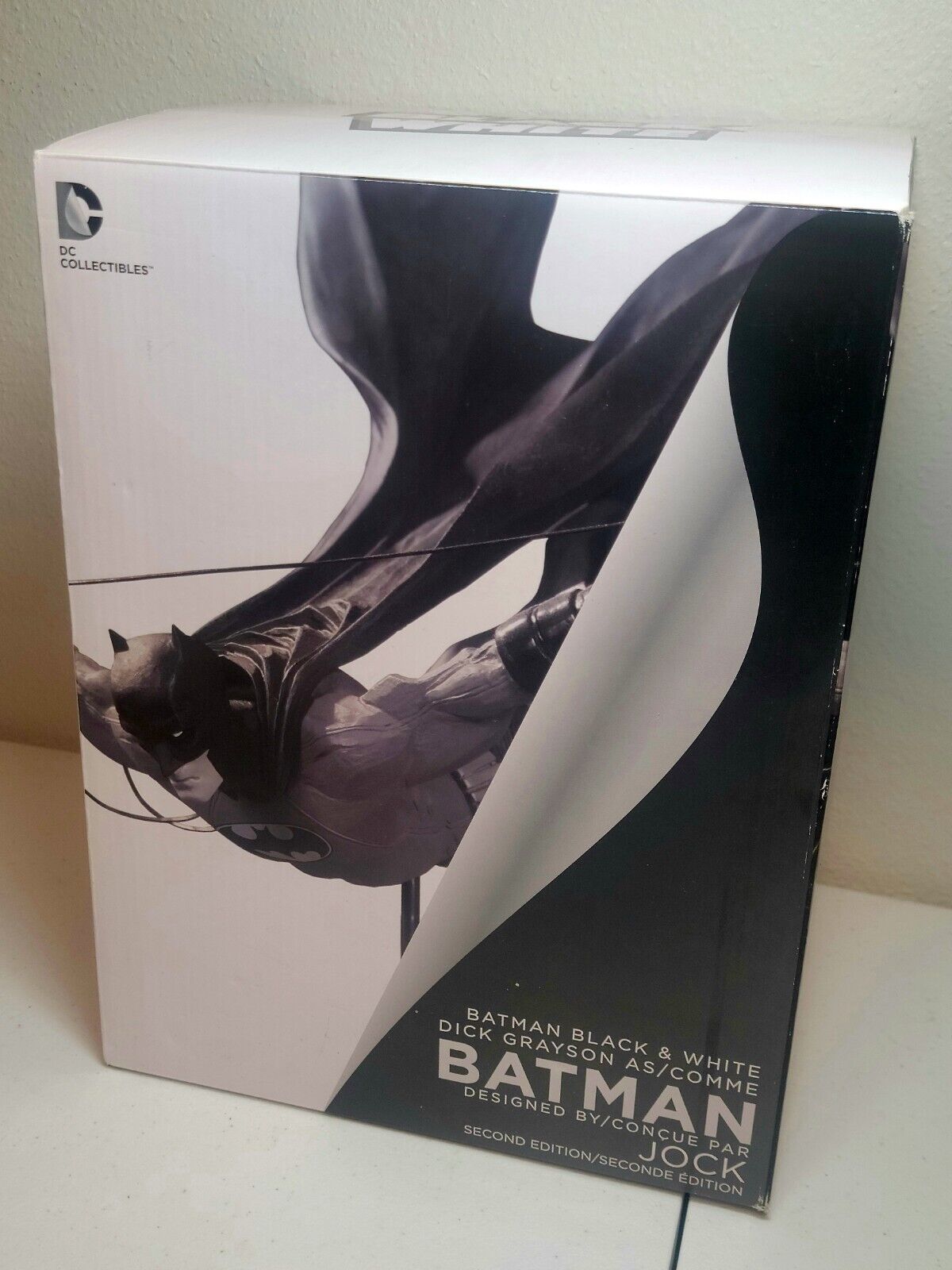 Batman Dick Grayson Black & White Statue Jock 2nd Edition DC Comics NIB In Box