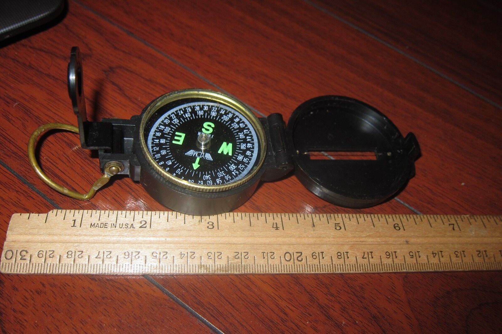 VINTAGE ENGINEER\'S LENSATIC COMPASS MADE IN TAIWAN EXCELLENT LOOK