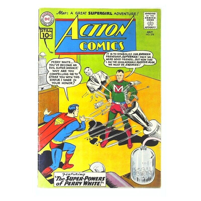 Action Comics (1938 series) #278 in Fine + condition. DC comics [v.