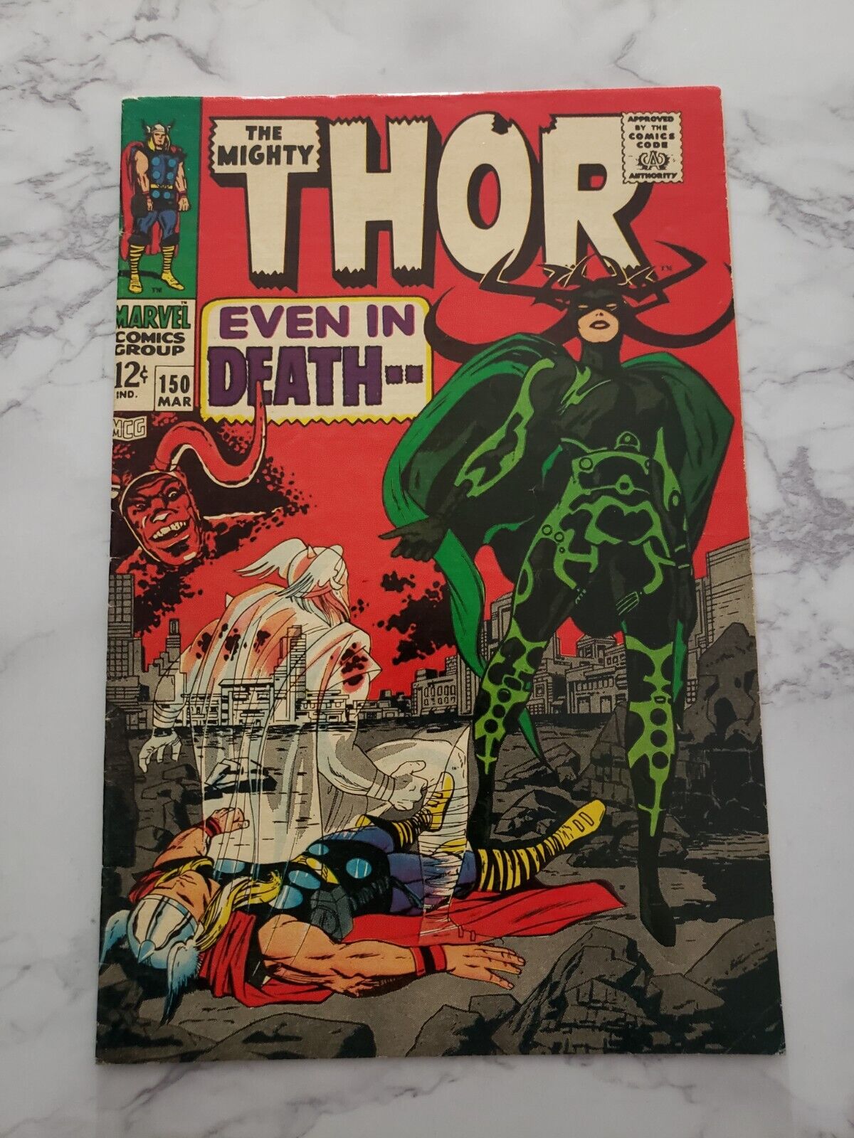 THOR #150  First Cover Appearance Of Hela Marvel