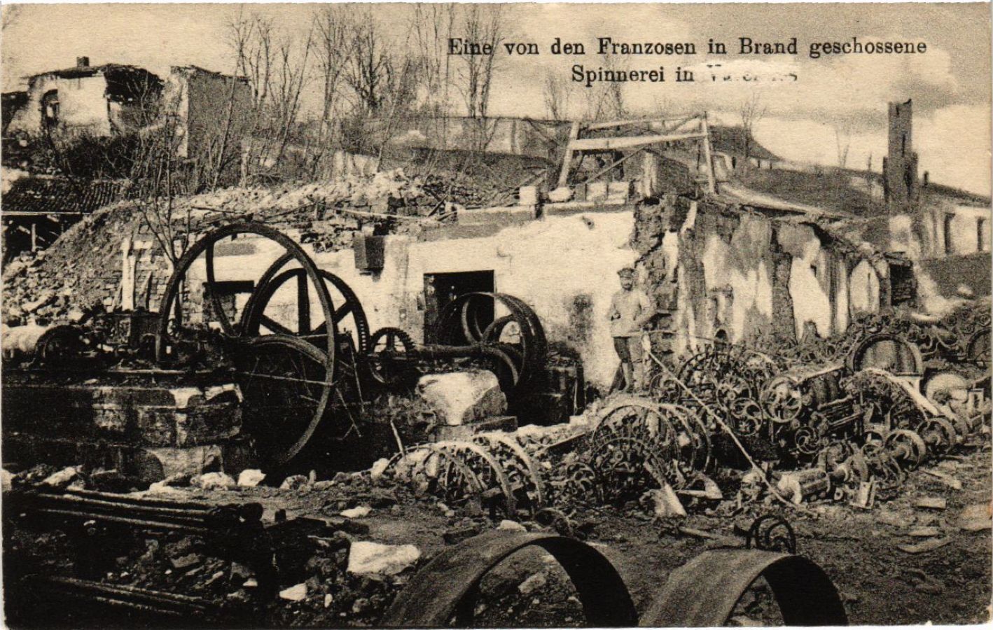 CPA AK A French Fire Spinning Mill in (454377)