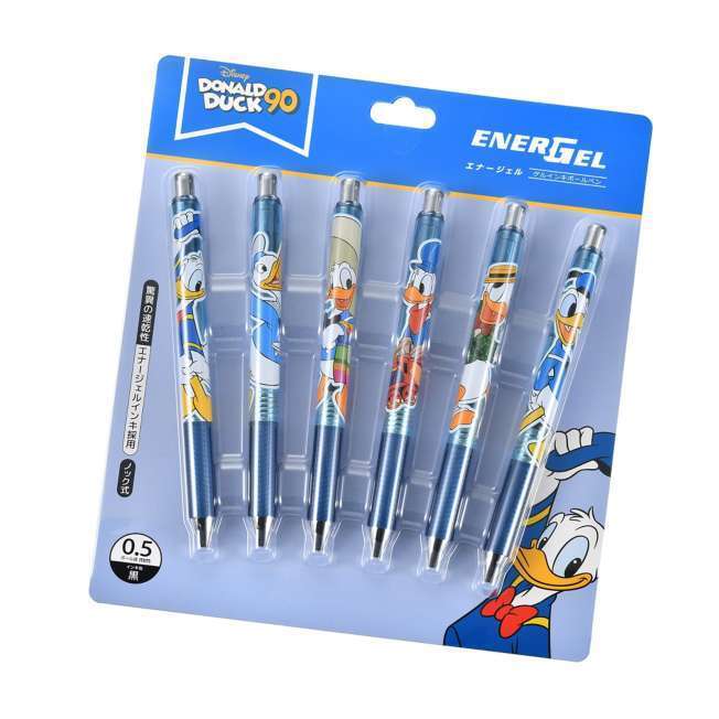 Disney Store JAPAN 2024 Donald Birthday 90th Ballpoint Pen Set 6 PCS