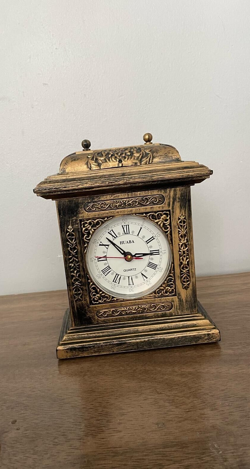 antique brown clock