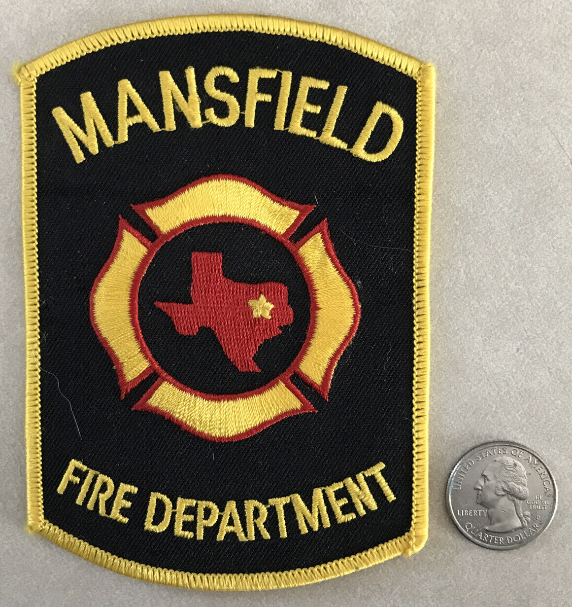 Mansfield Texas TX Fire Department Sew On Embroidered Patch 5\