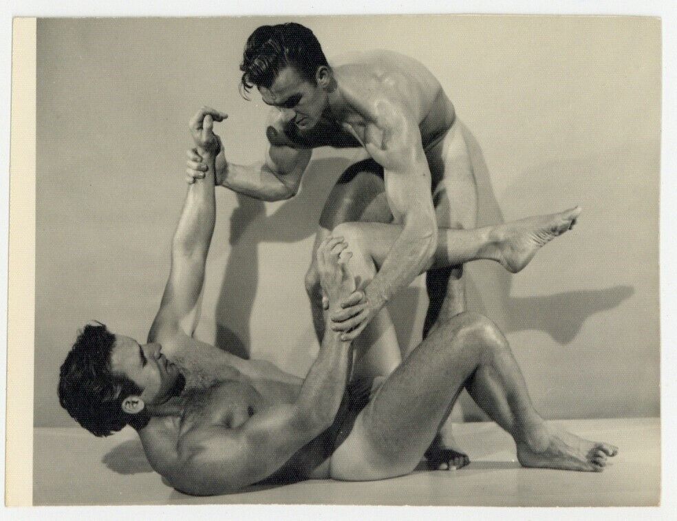 Bruce Of LA 1950 Don Fuller & John Krivos Gay Beefcake  Wrestlers Physique Q8269