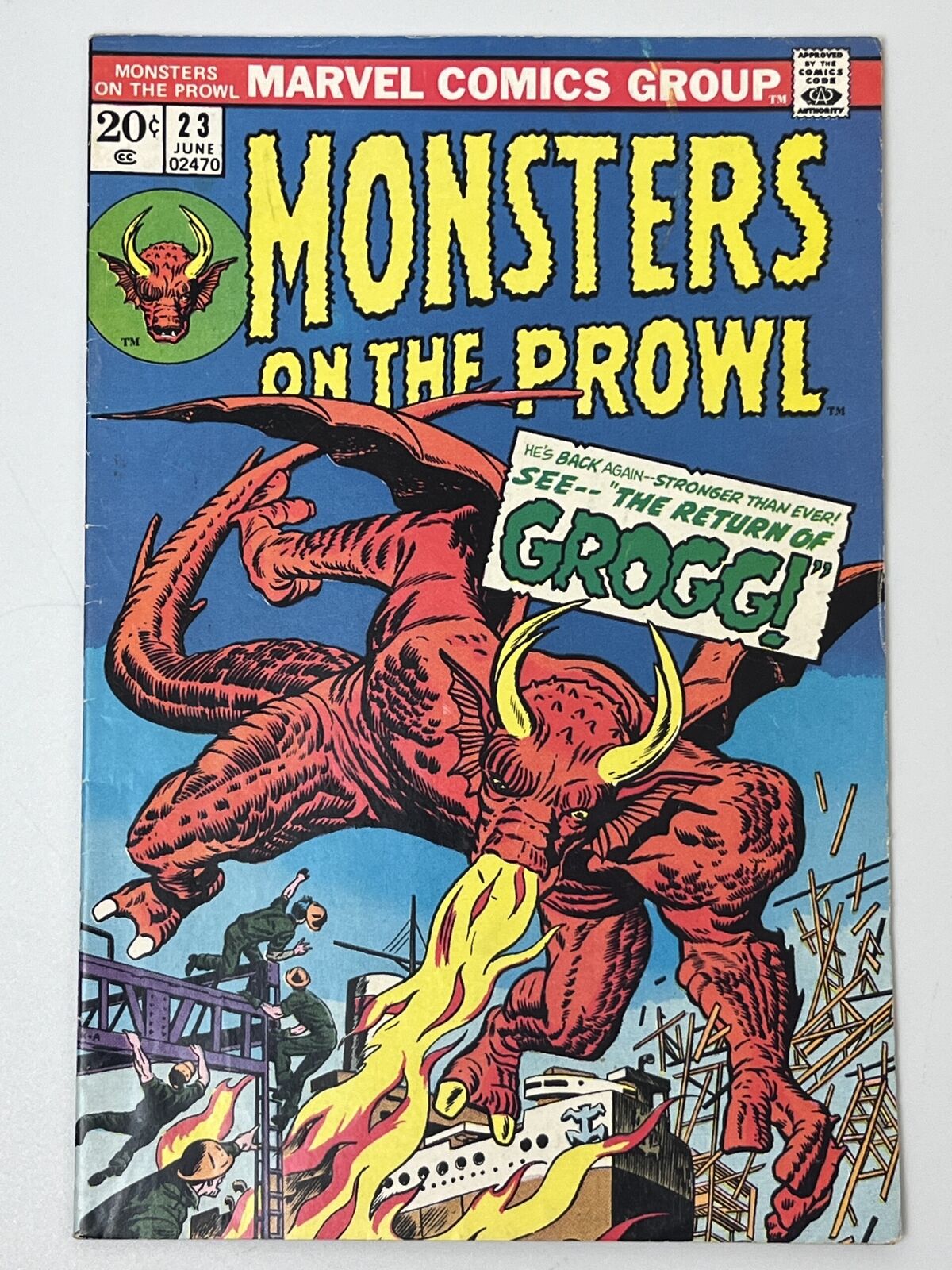 Monsters on the Prowl #23 (1973) in 5.5 Fine-