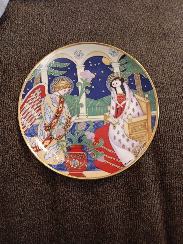 House Of Faberge Collector Plate The Annunciation Fine Porcelain Franklin Mint 