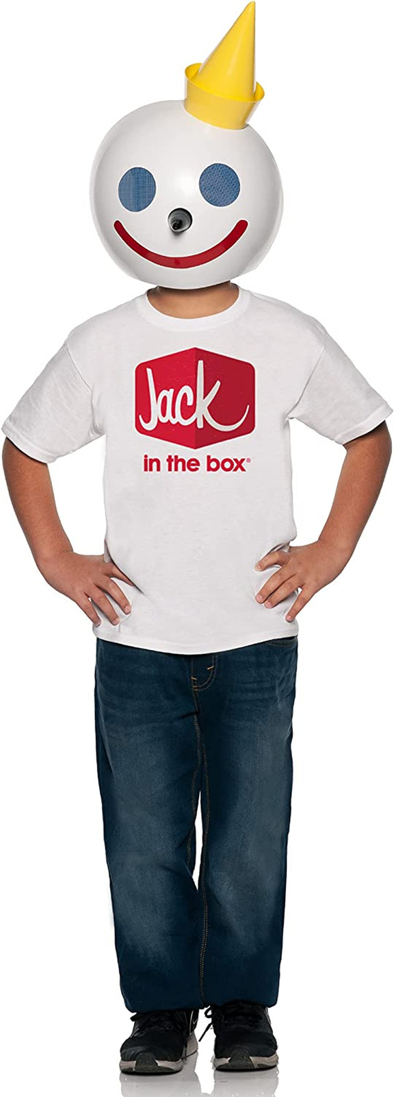 UNDERWRAPS Jack Box Mascot Head - Officially Licensed Jack in the Box™ Helmet