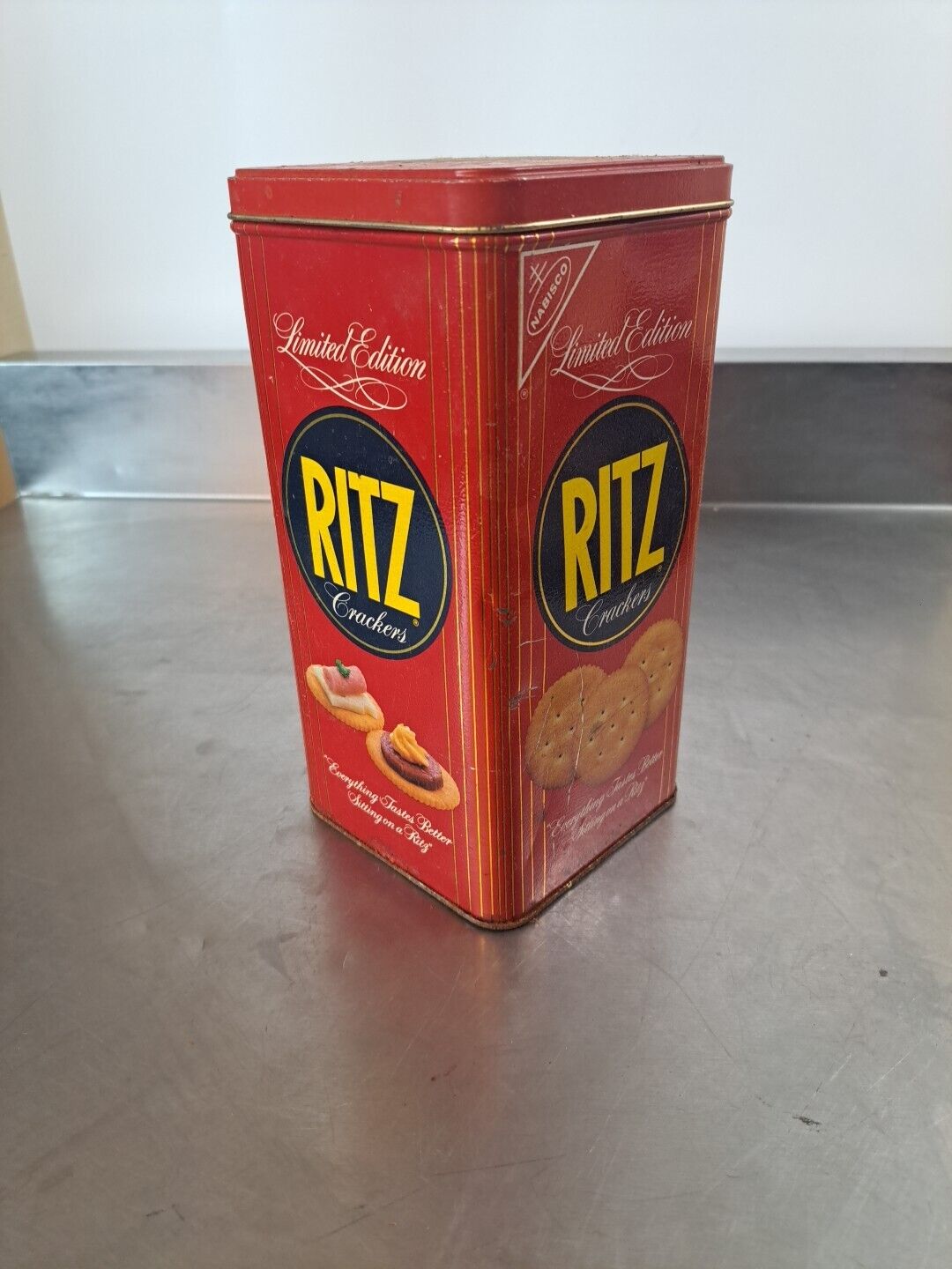 1986 Nabisco Ritz Crackers Tin Limited Edition Collectible