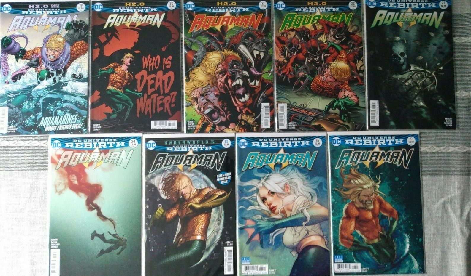 Aquaman #19-27 DC Universe Rebirth 2017 Comic Books VF/NM