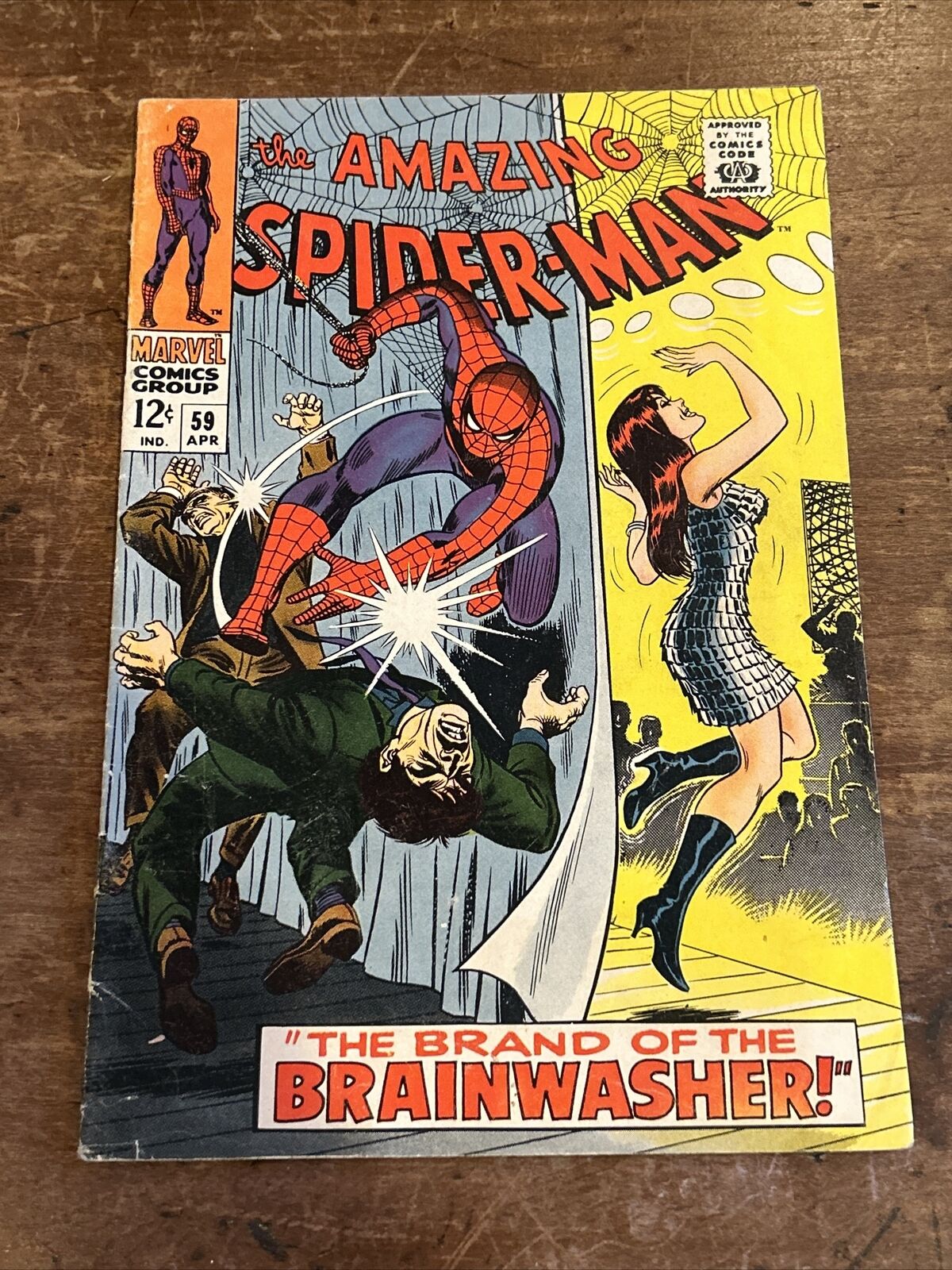 Amazing Spider-Man #59 - First Mary Jane Cover Marvel Comics 1967 (HB) 44 Key