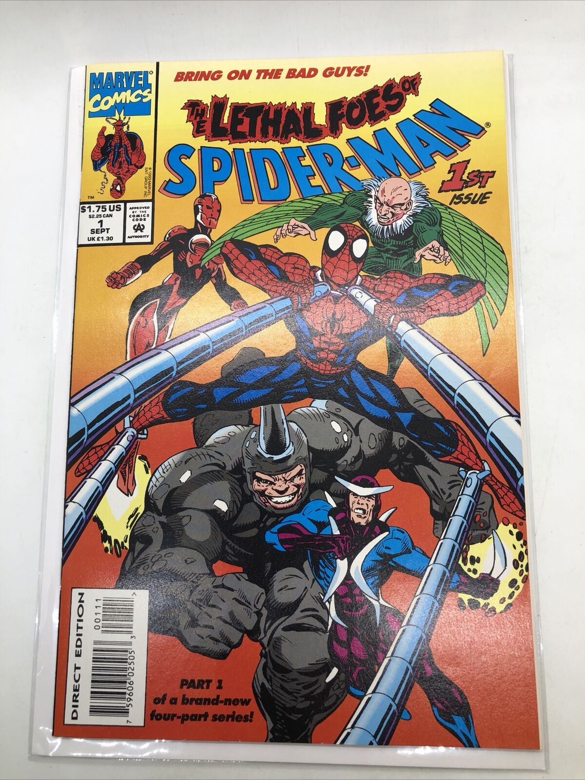 Marvel Comics Spider-Man The Lethal Foes Of Spider-Man #1 1993