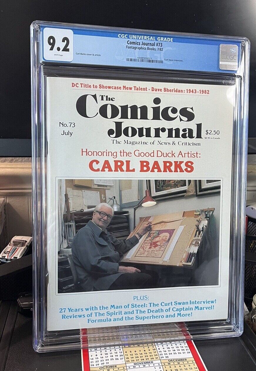 The Comics Journal #73 July 1982 Honoring Carl Barks Fantagraphics