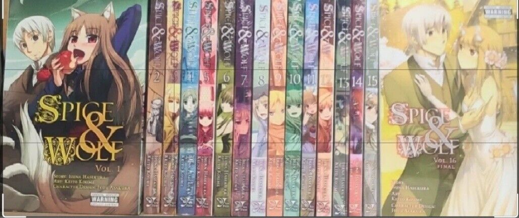 Spice and Wolf Vol 1-16 Manga English Graphic Novels New Yen Press Complete Set 