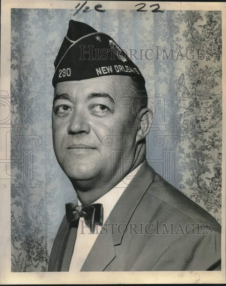 1965 Press Photo American Legion Post Commander Fred Holly - noo30822