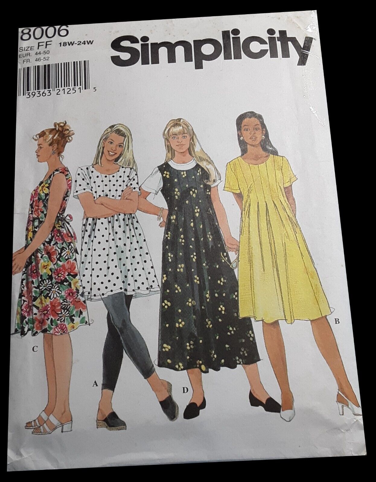 Vintage Simplicity #7765: Misses' Blouses (1986) Size 14