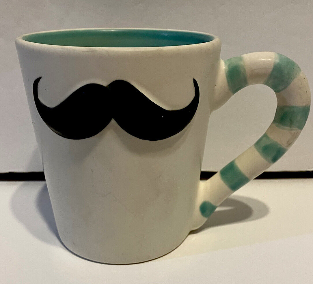 Mustache Mug 3-D Applied Coffee Cup Latte Tea Hot Chocolate Soup