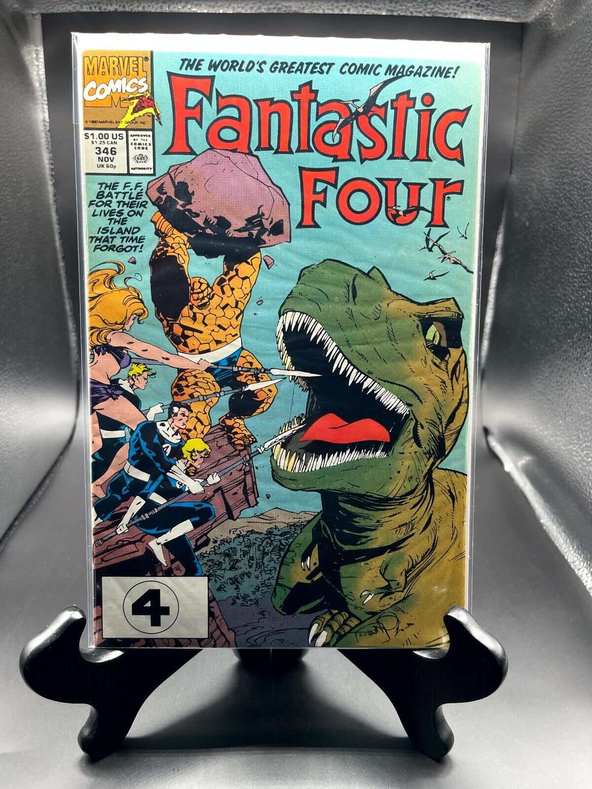 Marvel Comics Fantastic Four #346 1st Cameo App Time Variance Authority 🔑 Comic