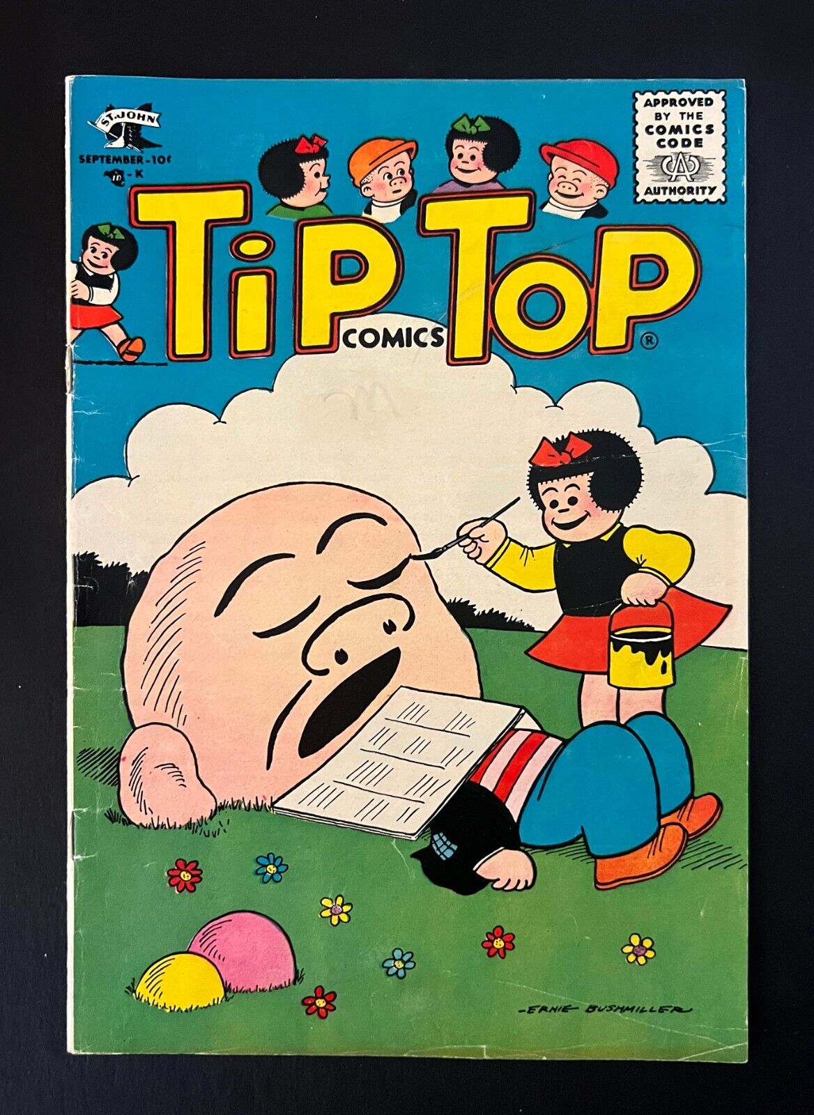 TIP TOP COMICS #202 1956 The Peanuts Charlie Brown By Charles Schulz Nice Copy