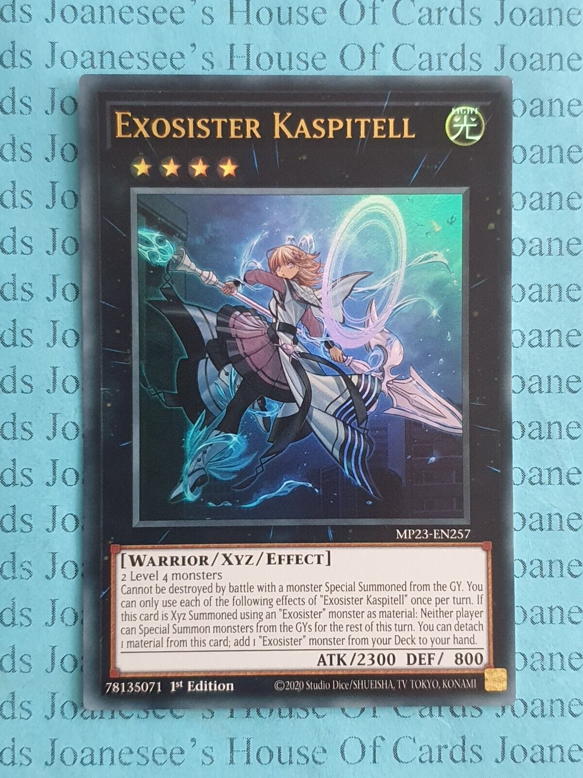 Exosister Kaspitell MP23-EN257 Ultra Rare Yu-Gi-Oh Card 1st Edition New