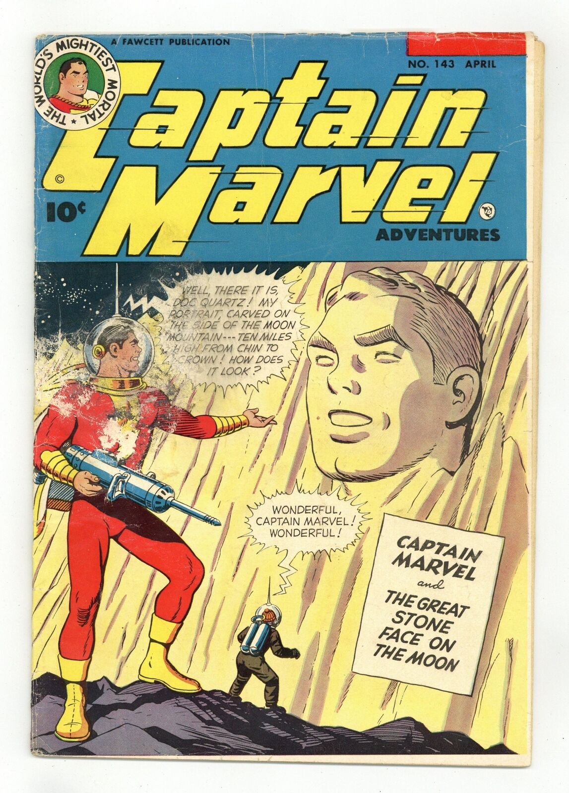 Captain Marvel Adventures #143 GD 2.0 1953