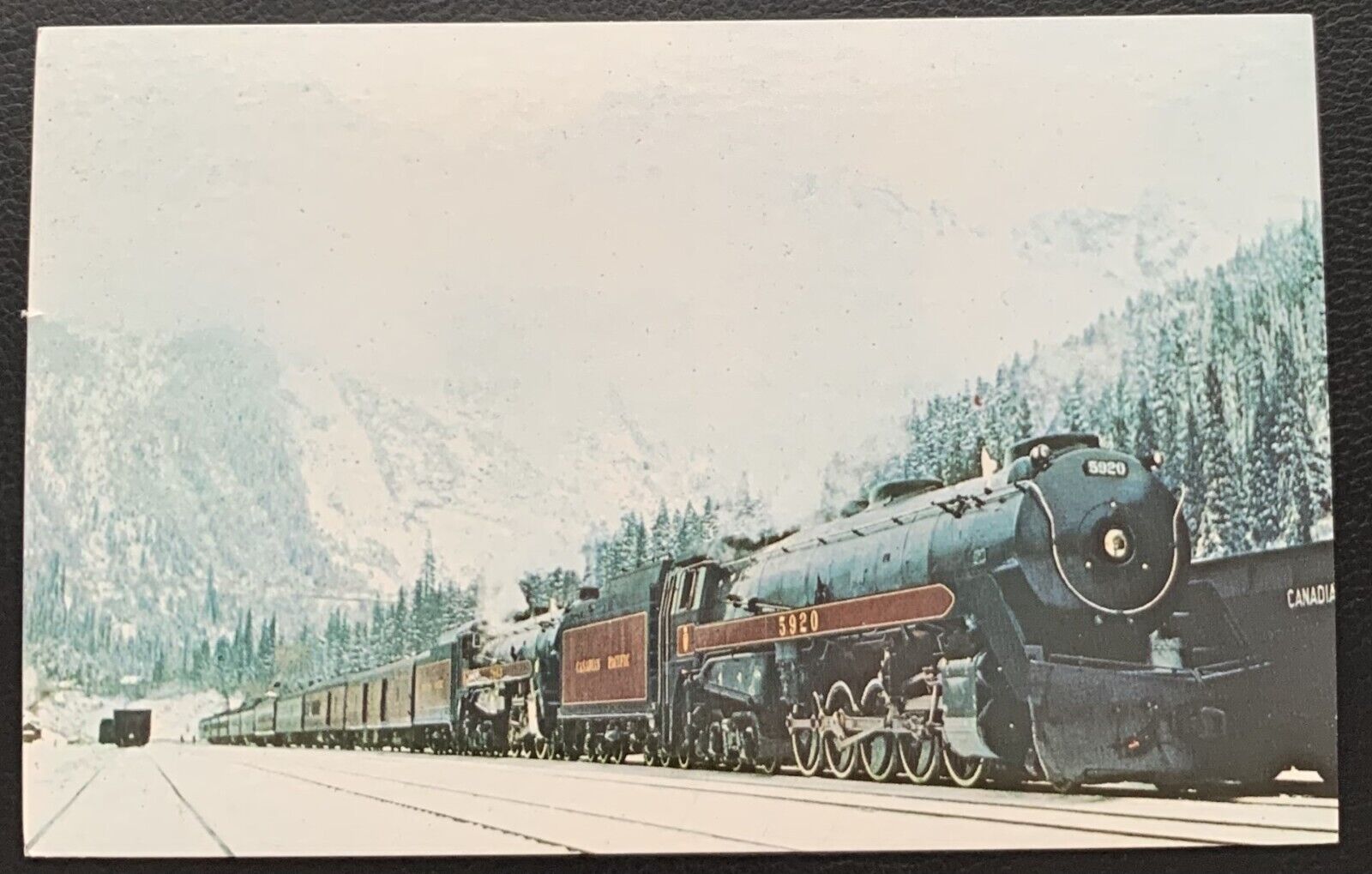 CANADIAN PACIFIC 5920 CANADIAN PACIFIC RAILROAD LOCOMOTIVE CANADIAN ROCKIES NEW