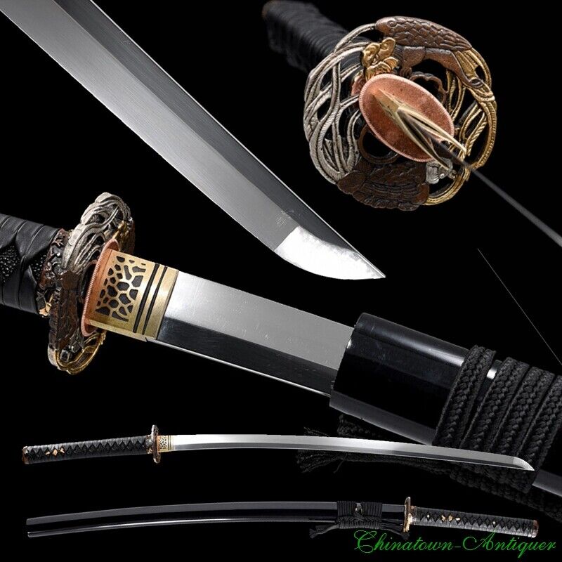 Katana 1095 High Carbon Steel Japanese Samurai Sharp Sword Broad Sea Theme #1273