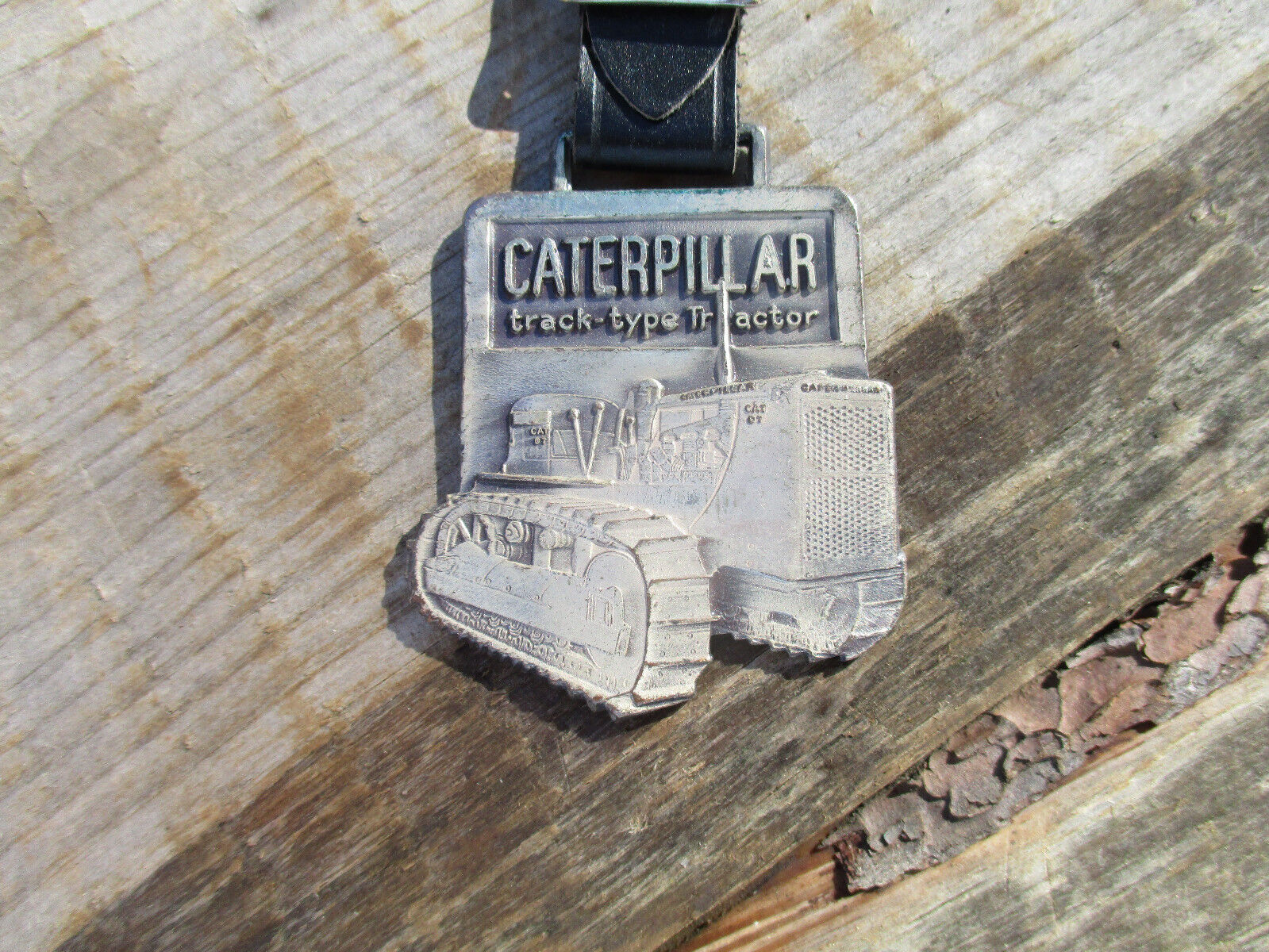 Vintage Caterpillar D7 Watch Fob Track Type Tractor Fabick Service Mo. Ill.