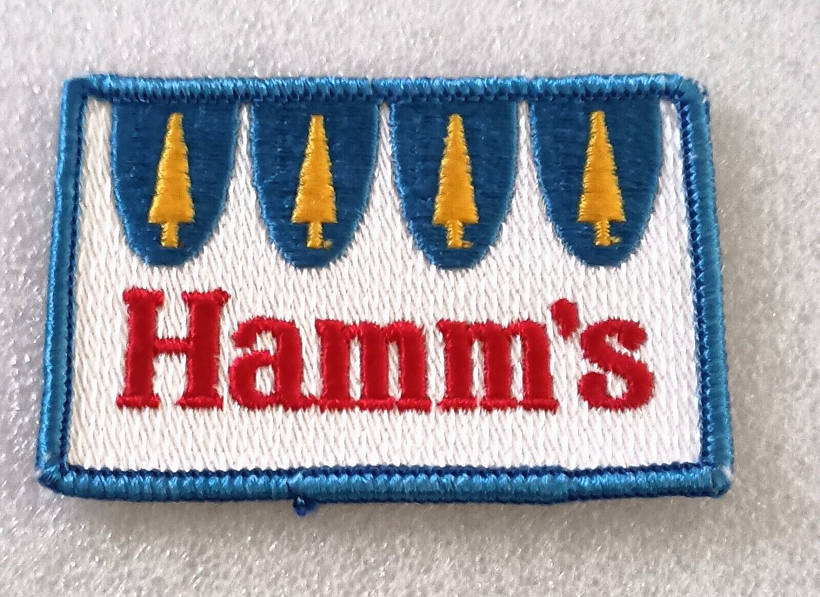 Vtg 1970s Small Hamm's Beer Brewing Jacket Patch New NOS Lion Brothers