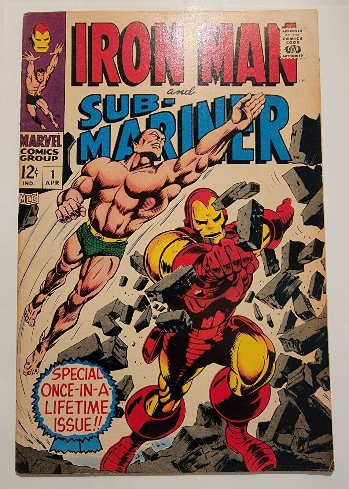Iron Man and Sub-Mariner #1 FN+ 1968 Pre-Dates Iron Man #1 & Sub-Mariner #1