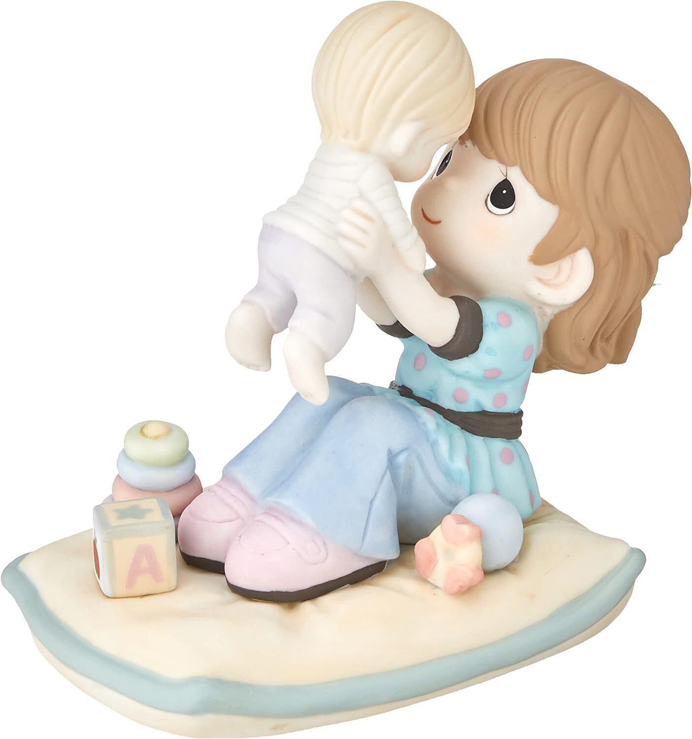 Gift For Mother's Day-A Love As High As The Sky, Bisque Porcelain Figurine
