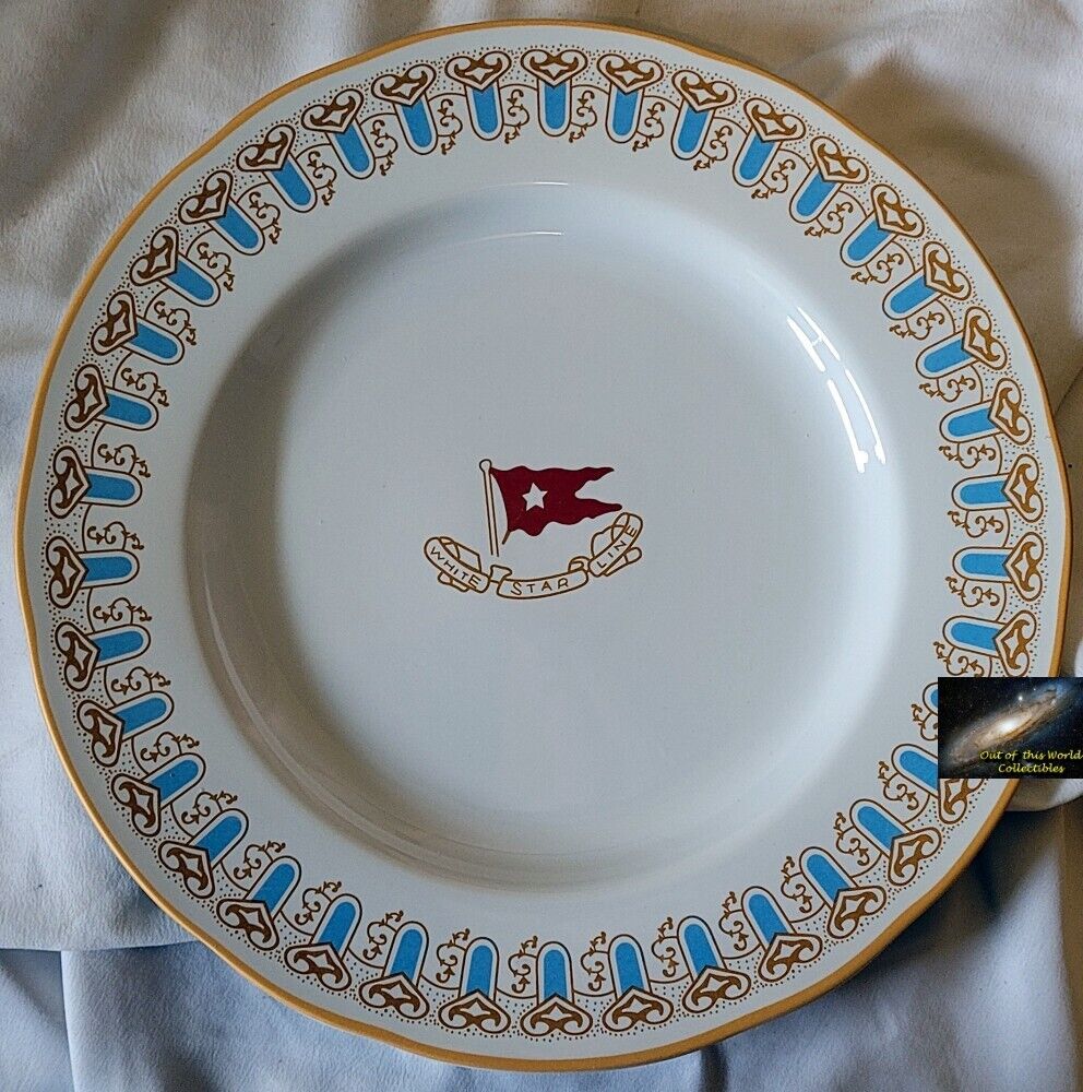 RMS Titanic 1st Class Wisteria Dinner Plate Authentic Replica PRE-SALE