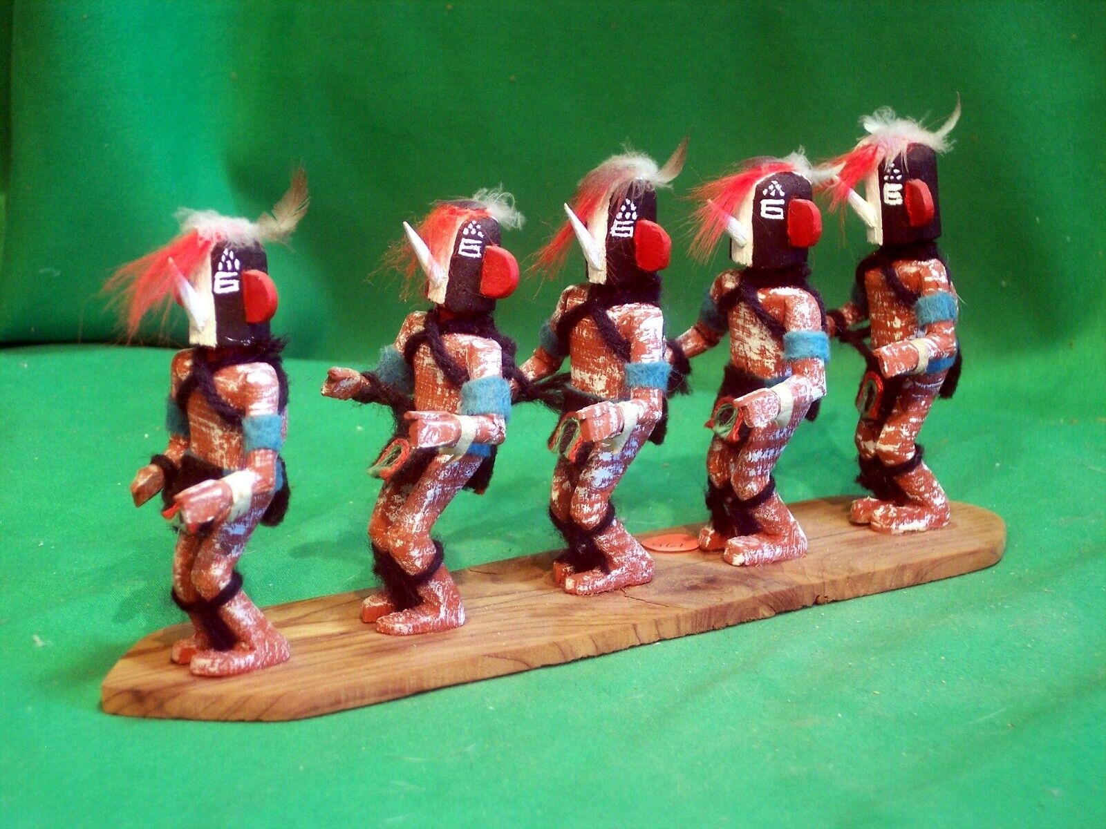 Hopi Kachina Doll - Kokopelli Procession by Gordon Crook - A Small Masterpiece